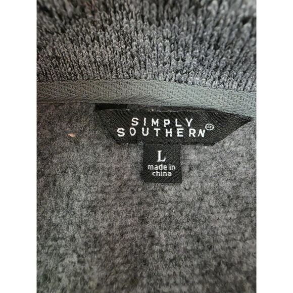 Simply Southern Mercantile Jacket Women's Large Gray - Picture 8 of 12